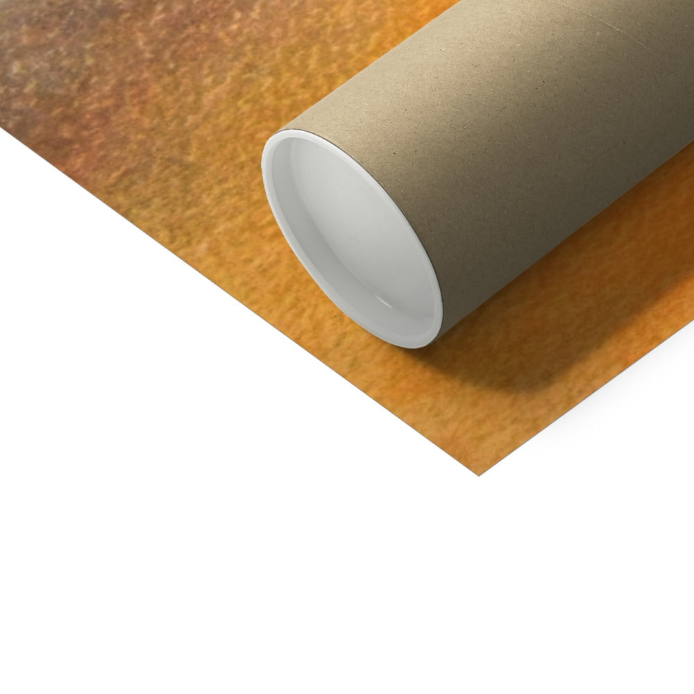 Isle of Arran from Troon Scotland Art Print - Milla Crann