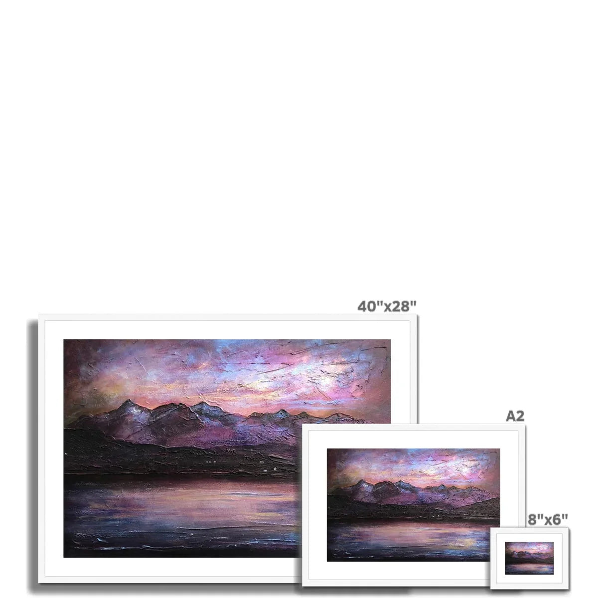 Last Skye Light Framed & Mounted Print - Kevin Hunter