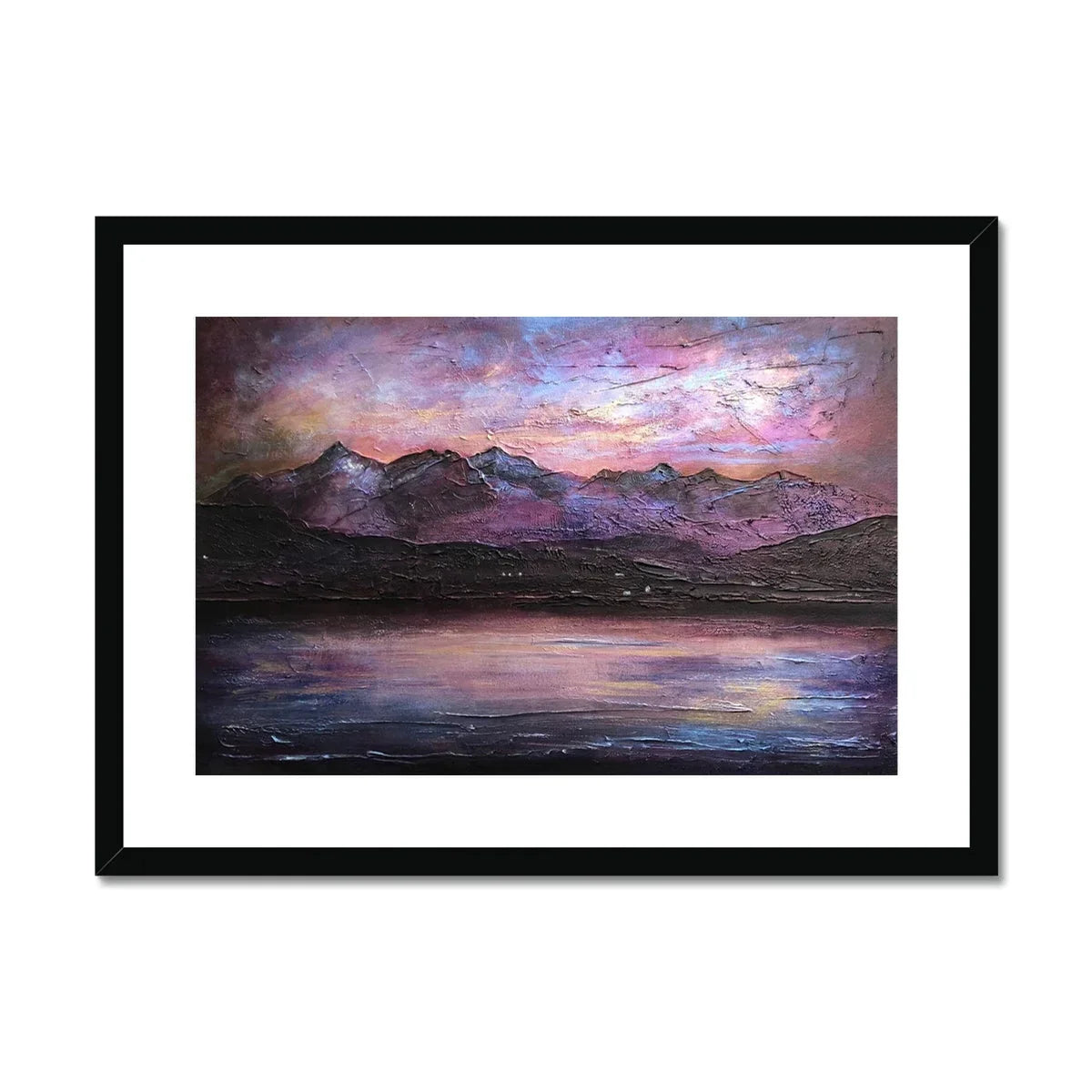 Last Skye Light Framed & Mounted Print - Kevin Hunter