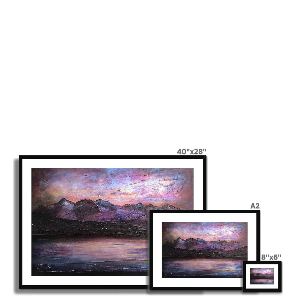 Last Skye Light Framed & Mounted Print - Kevin Hunter