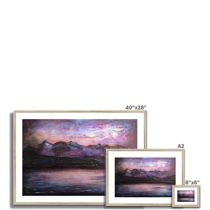 Last Skye Light Framed & Mounted Print - Kevin Hunter