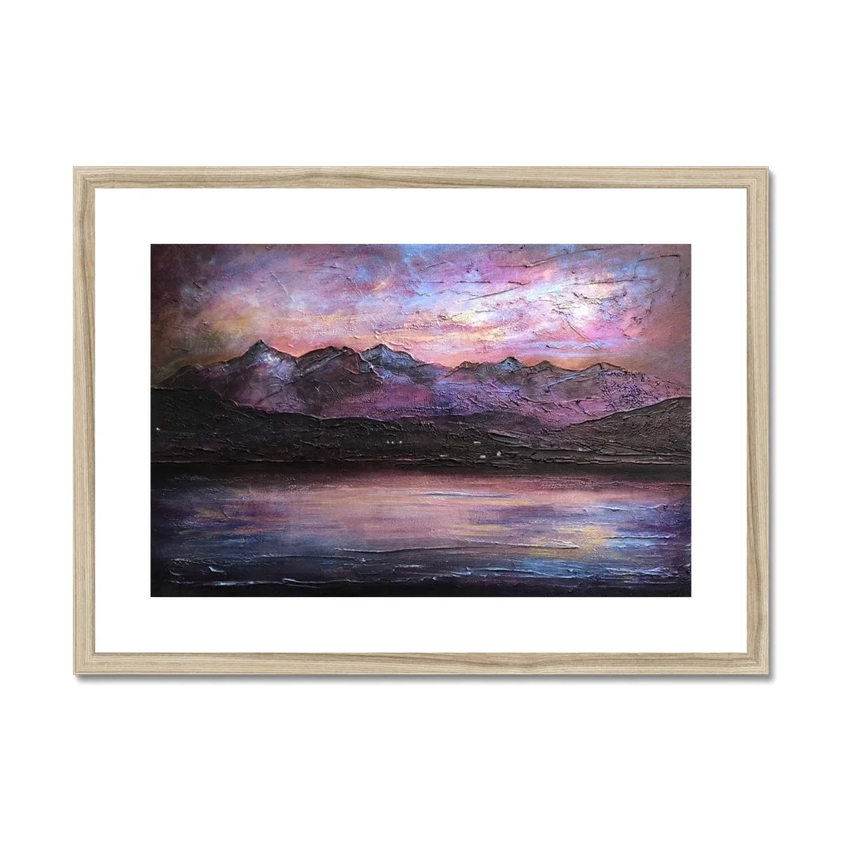 Last Skye Light Framed & Mounted Print - Kevin Hunter
