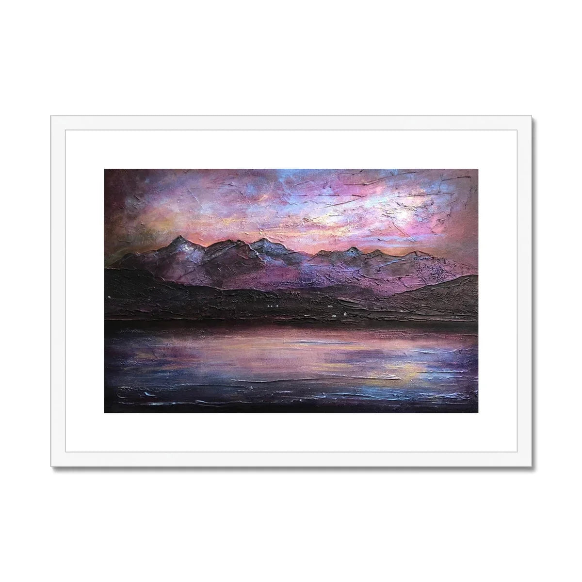 Last Skye Light Framed & Mounted Print - Kevin Hunter