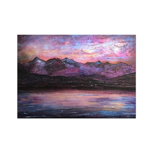 Last Skye Light Scotland Art Print - Kevin Hunter
