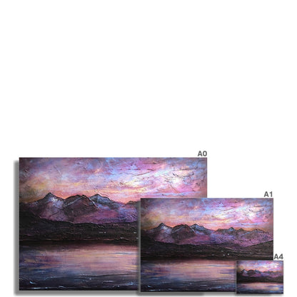 Last Skye Light Scotland Art Print - Kevin Hunter
