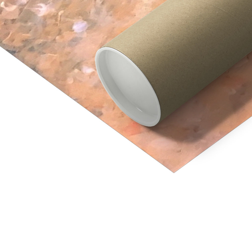 Lilac Skies Scotland Art Print - Milla Crann