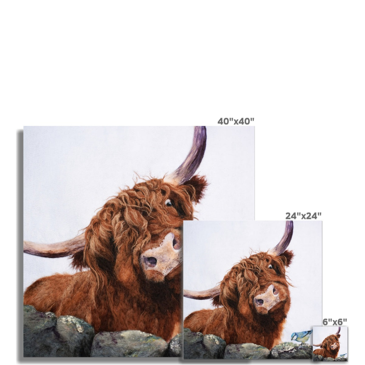 A Little Birdy Told Me Scotland Art Print - Karen Price