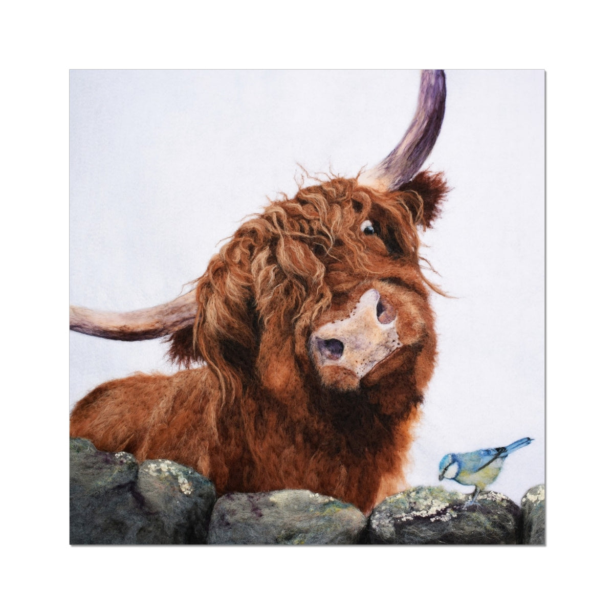 A Little Birdy Told Me Scotland Art Print - Karen Price