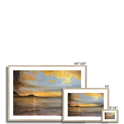 Loch Linnhe Sunset Framed & Mounted Print - Kevin Hunter