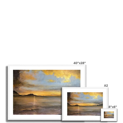 Loch Linnhe Sunset Framed & Mounted Print - Kevin Hunter