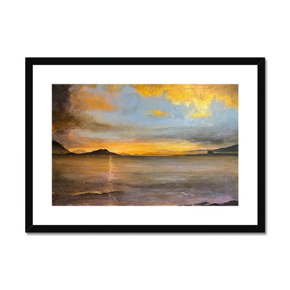 Loch Linnhe Sunset Framed & Mounted Print - Kevin Hunter