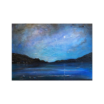 Loch Ness Moonlight Scotland Art Print - Kevin Hunter