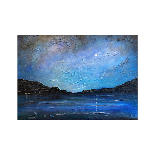 Loch Ness Moonlight Scotland Art Print - Kevin Hunter
