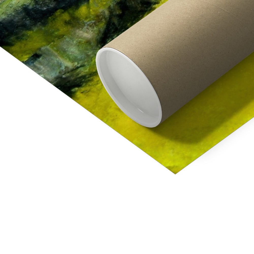 Looking across Edinburgh towards the Firth Forth Scotland Art Print - Milla Crann