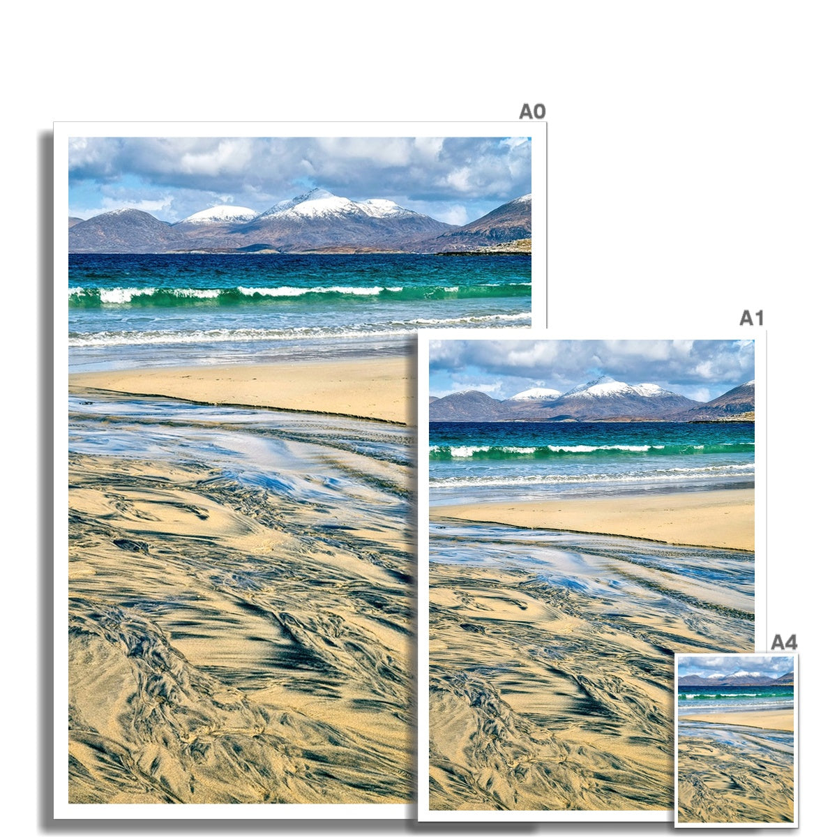 Luskentyre Beach Scotland Art Print - Stephen Henry