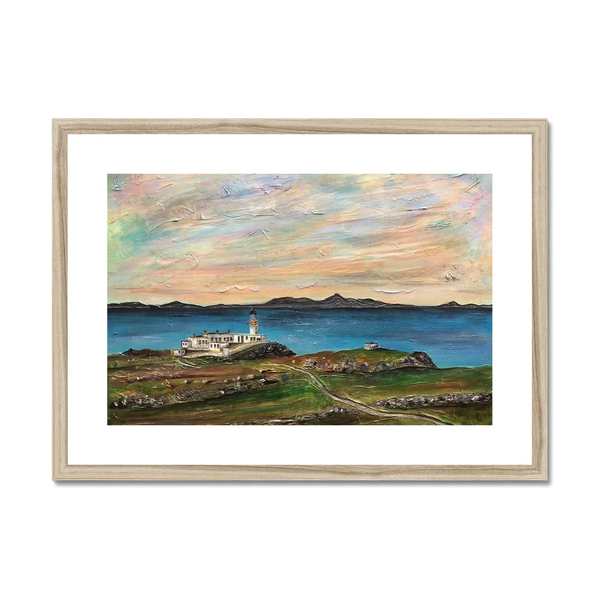 Neist Point Lighthouse Skye Framed & Mounted Print - Kevin Hunter