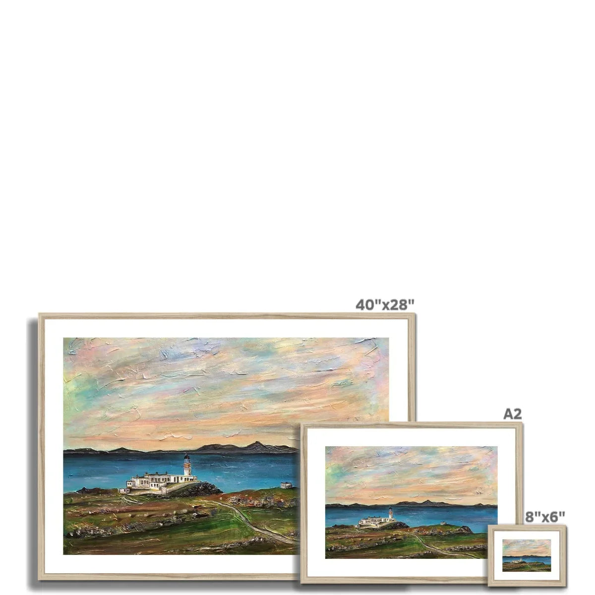 Neist Point Lighthouse Skye Framed & Mounted Print - Kevin Hunter