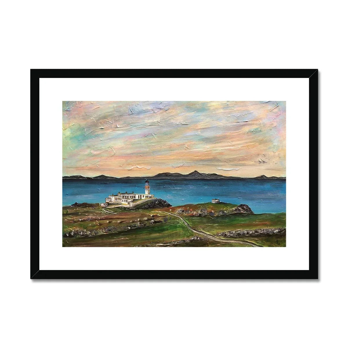 Neist Point Lighthouse Skye Framed & Mounted Print - Kevin Hunter