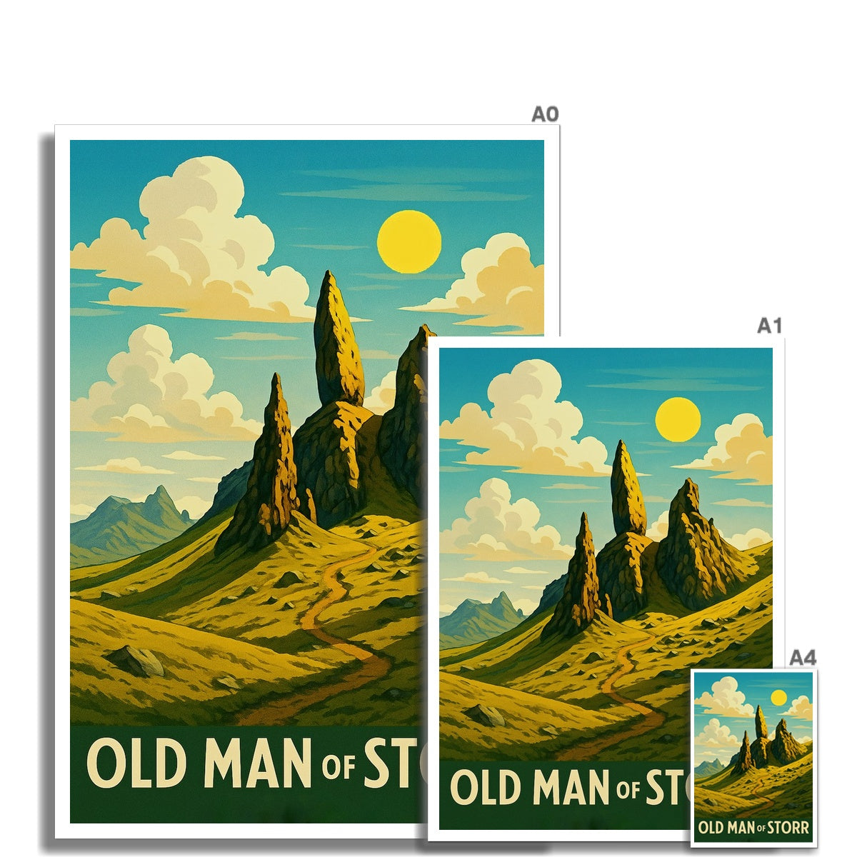 The Old Man Of Storr Scotland Art Print - Stephen Henry
