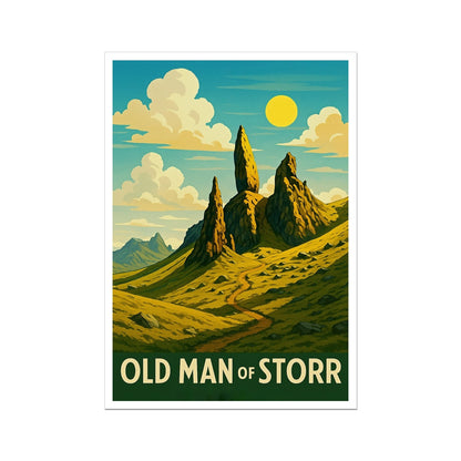 The Old Man Of Storr Scotland Art Print - Stephen Henry
