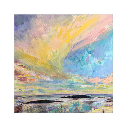 Over The Eileans Millport Isle of Cumbrae Scotland Art Print - Milla Crann