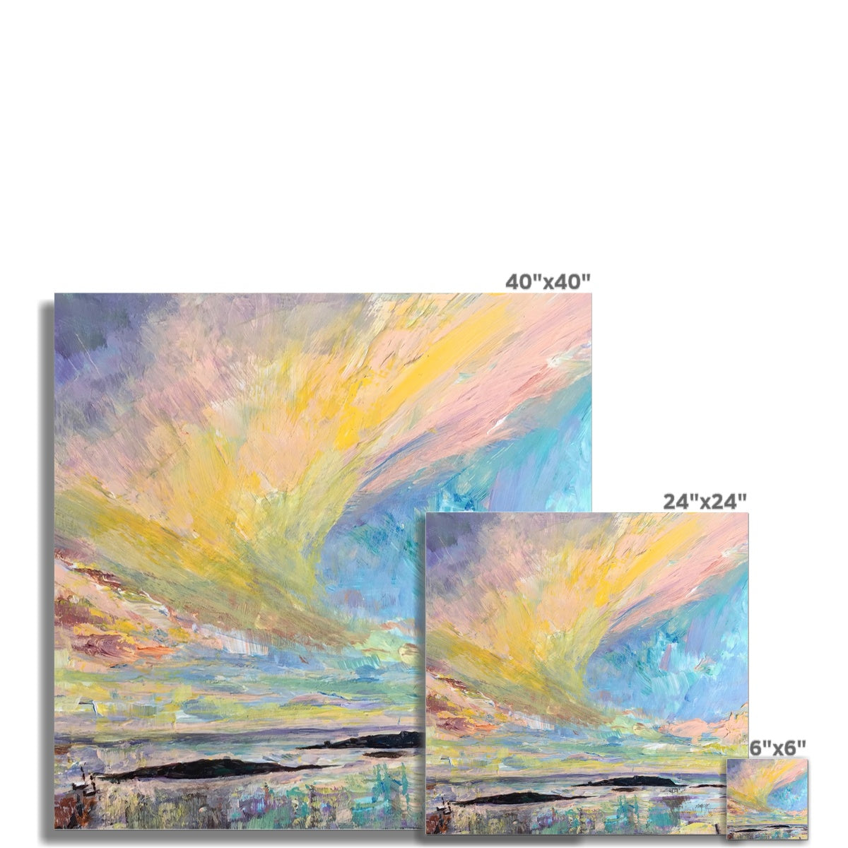 Over The Eileans Millport Isle of Cumbrae Scotland Art Print - Milla Crann