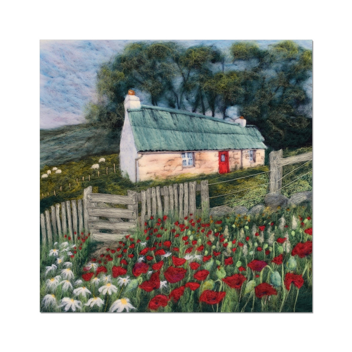 Poppy Croft Scotland Art Print - Karen Price