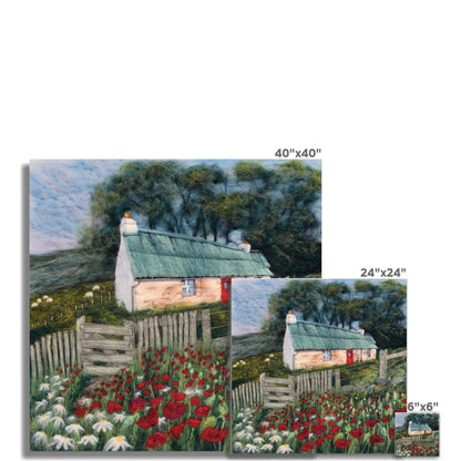 Poppy Croft Scotland Art Print - Karen Price