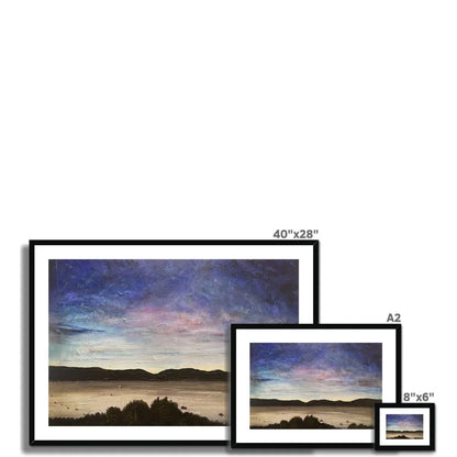 River Clyde Twilight Framed & Mounted Print - Kevin Hunter