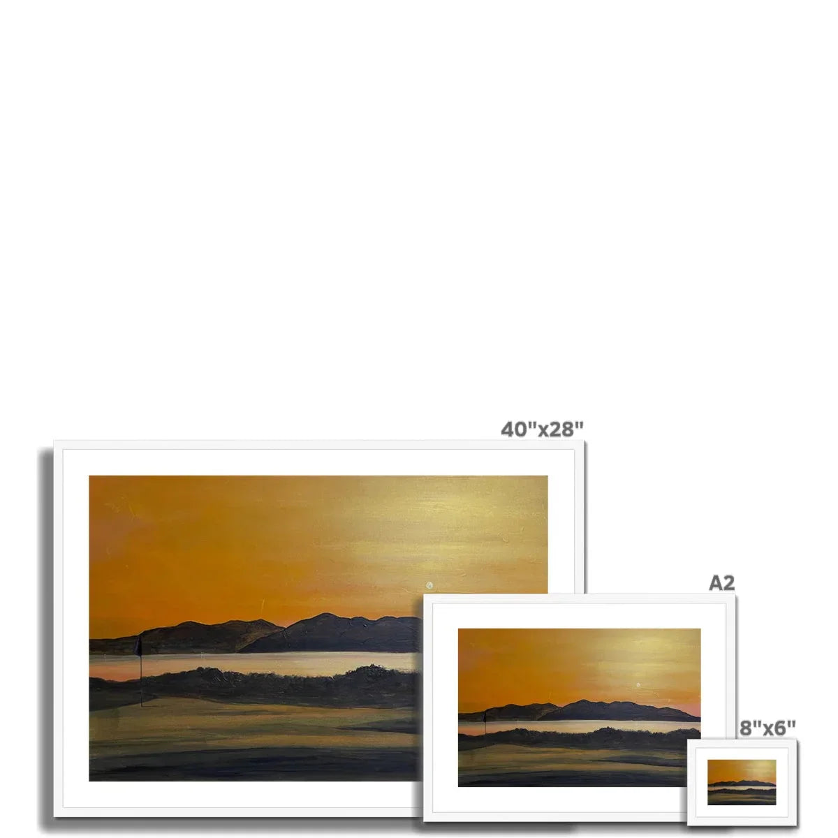 Royal Troon Golf Course 5th Green Framed & Mounted Print - Kevin Hunter