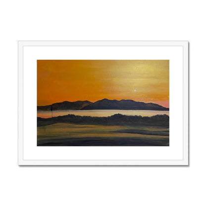 Royal Troon Golf Course 5th Green Framed & Mounted Print - Kevin Hunter