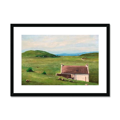 A Skye Cottage Framed & Mounted Print - Kevin Hunter