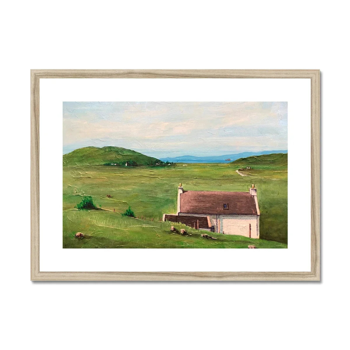 A Skye Cottage Framed & Mounted Print - Kevin Hunter