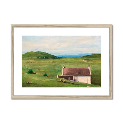 A Skye Cottage Framed & Mounted Print - Kevin Hunter