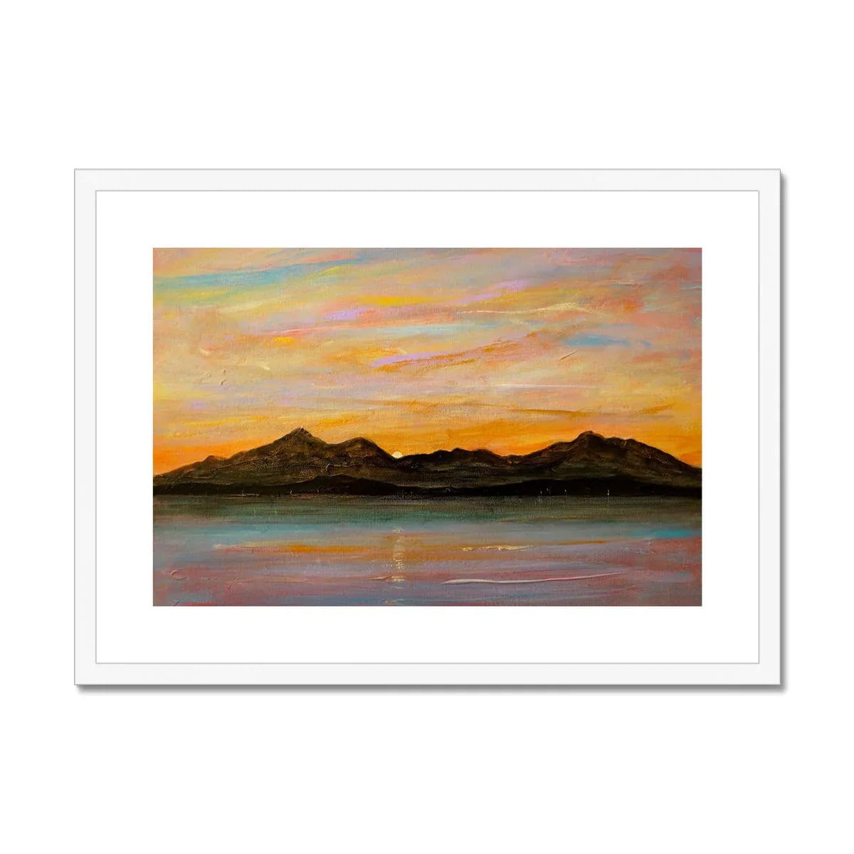 The Sleeping Warrior Arran Framed & Mounted Print - Kevin Hunter