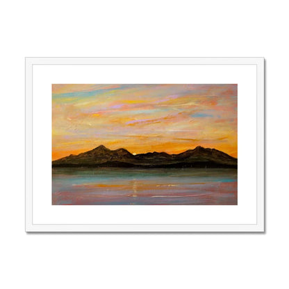 The Sleeping Warrior Arran Framed & Mounted Print - Kevin Hunter