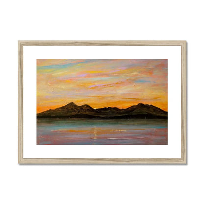 The Sleeping Warrior Arran Framed & Mounted Print - Kevin Hunter