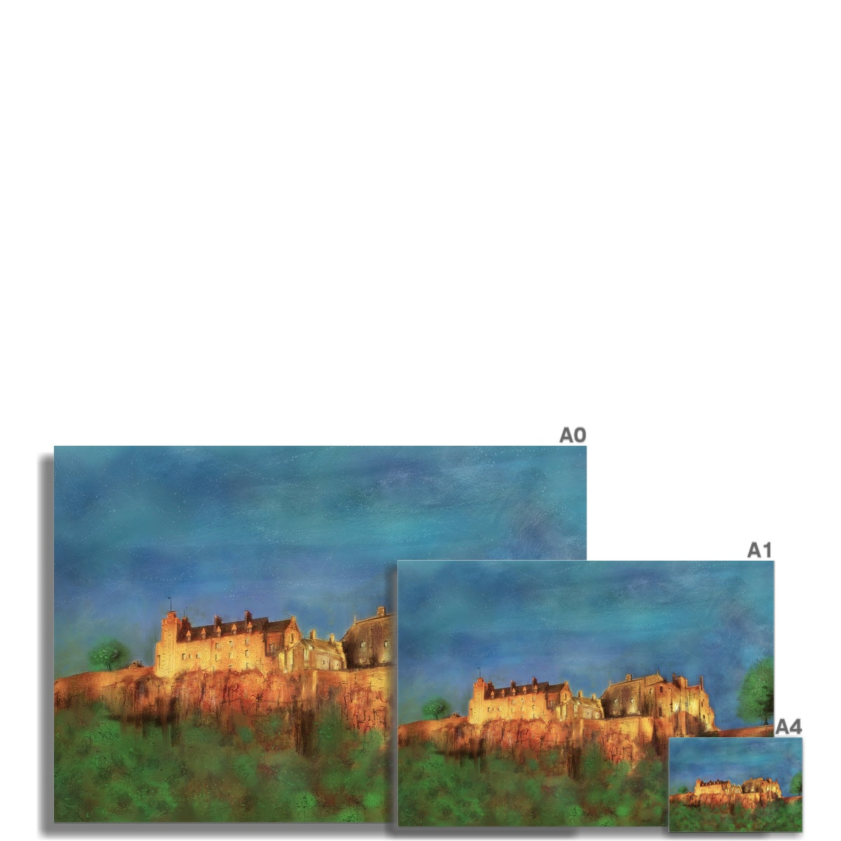 Stirling Castle Scotland Art Print - Kevin Hunter