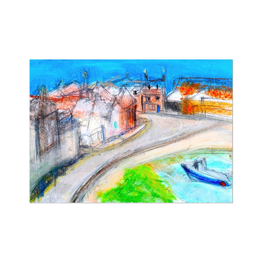 Stonehaven Harbour Scotland Art Print - Milla Crann