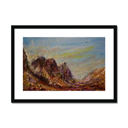 Three Sisters Glencoe Framed & Mounted Print - Kevin Hunter