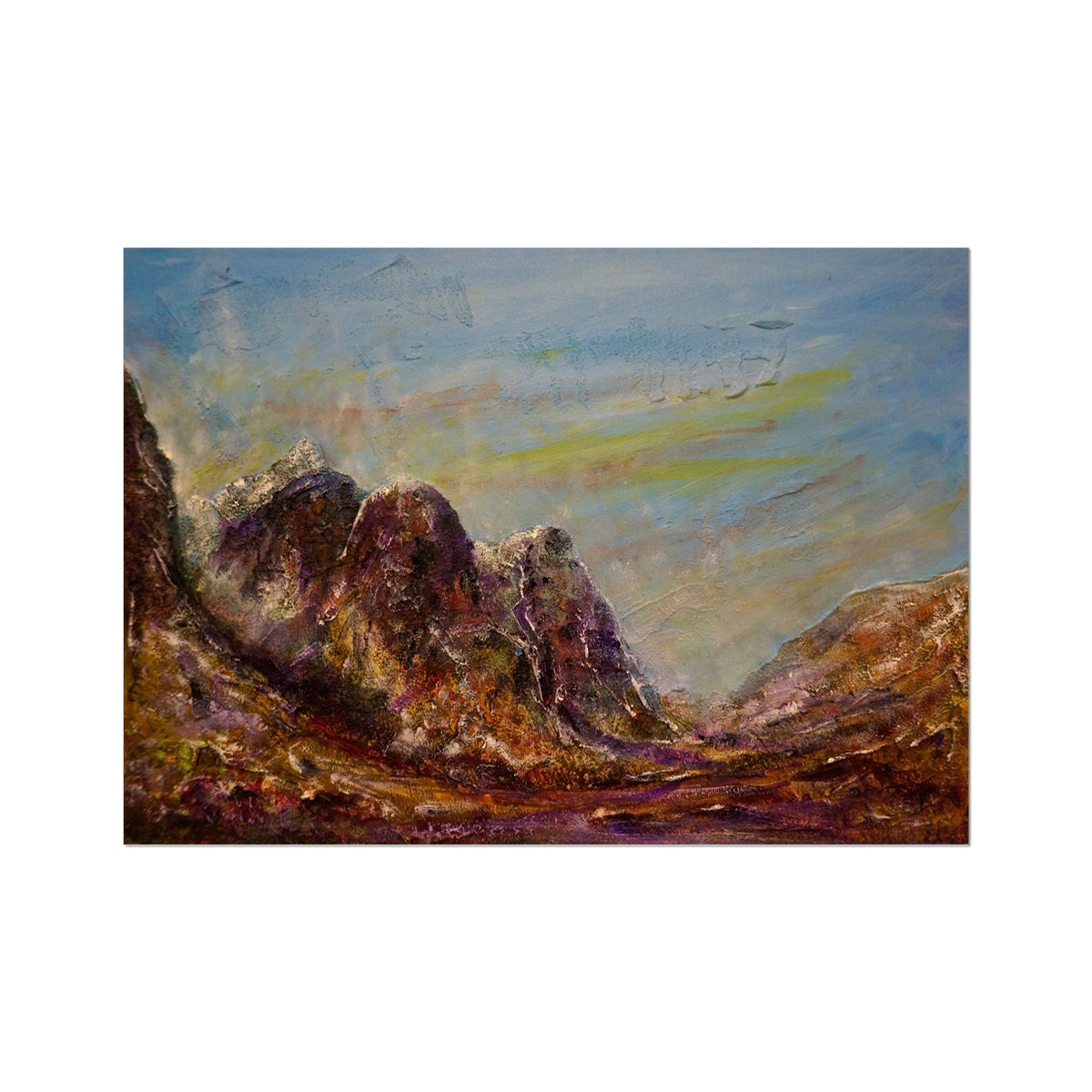 The Three Sisters Of Glencoe Scotland Art Print - Kevin Hunter