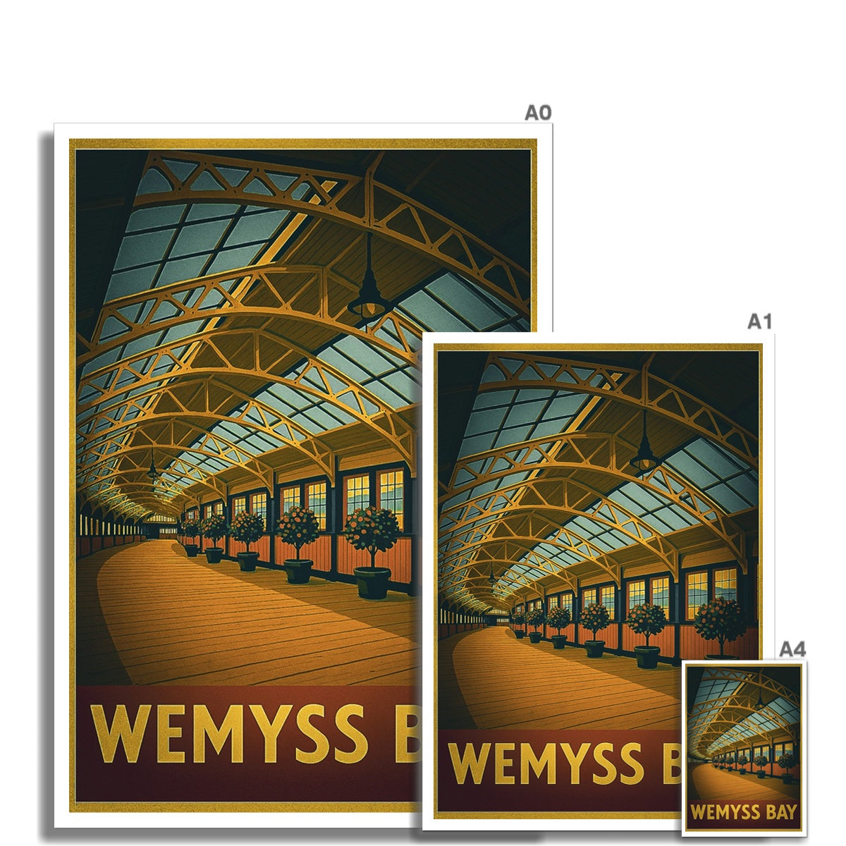 Wemyss Bay Station Scotland Art Print - Stephen Henry