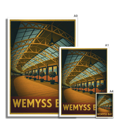 Wemyss Bay Station Scotland Art Print - Stephen Henry