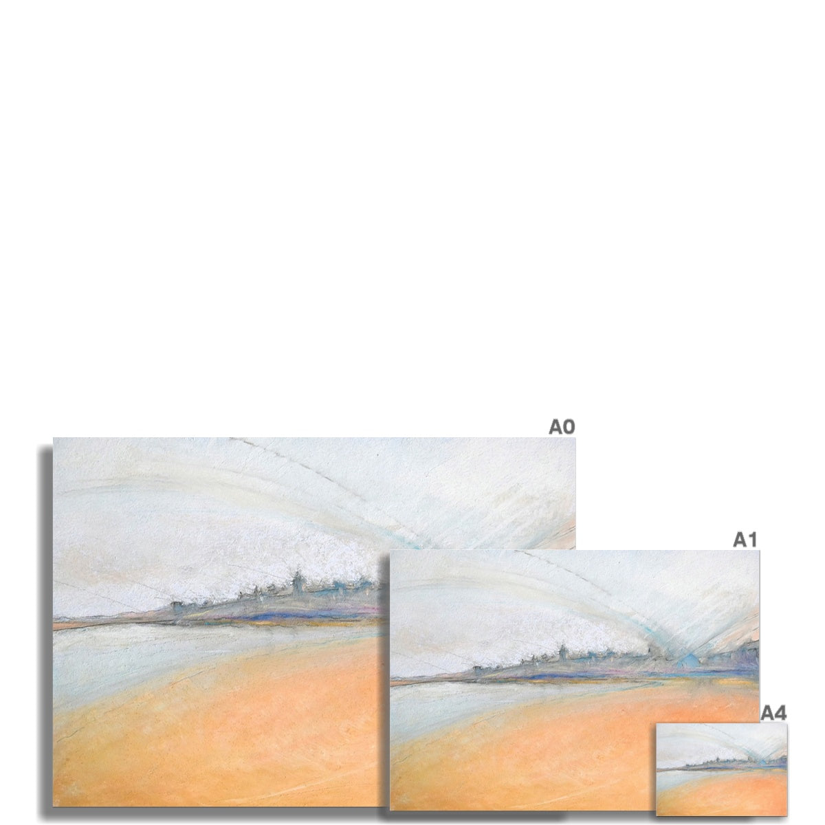 West Sands St. Andrews Scotland Art Print - Milla Crann